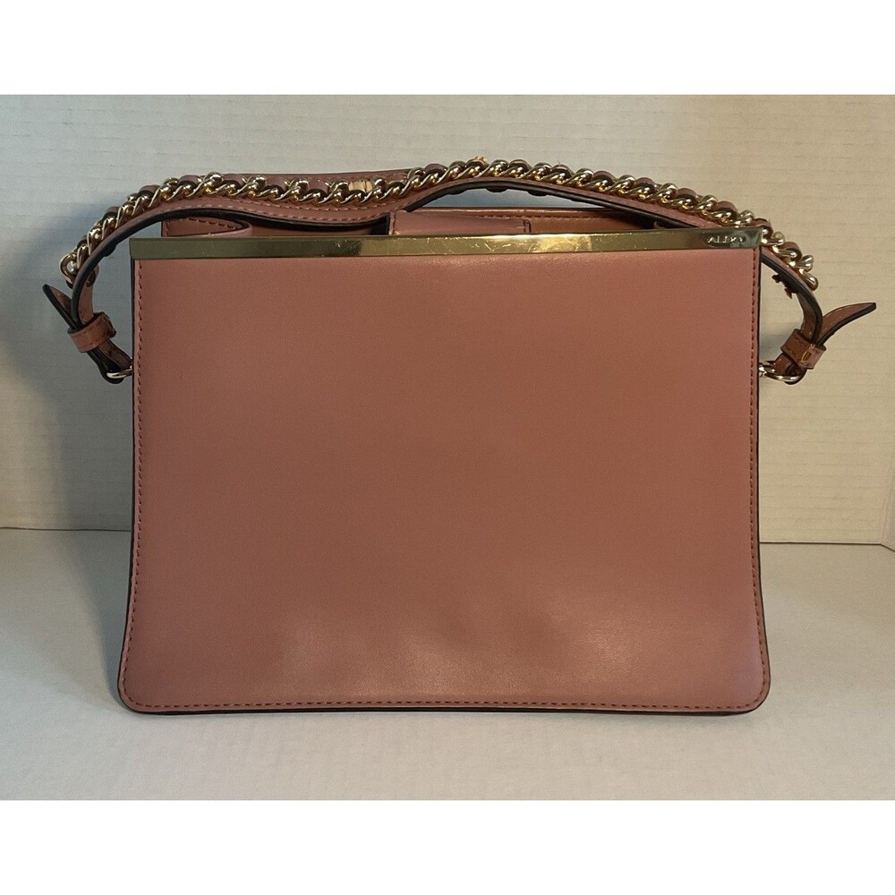 Aldo Women's Purse Light Pink Gold Chain